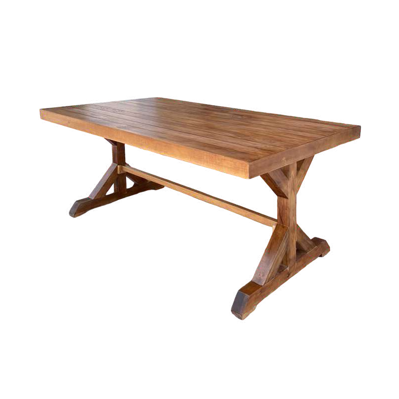 Mesa Rectangular Estructura Reloj de Arena