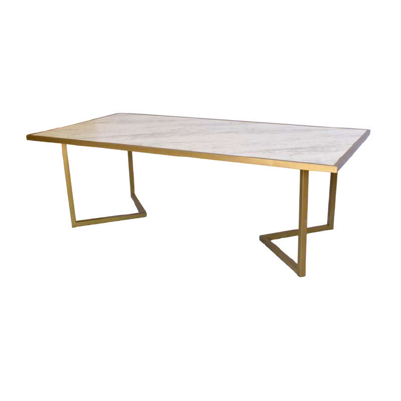 Mesa Tipo Marmol Pata Victoria de Herrería