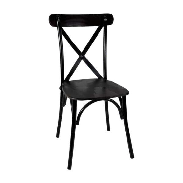 Silla Crossback de metal